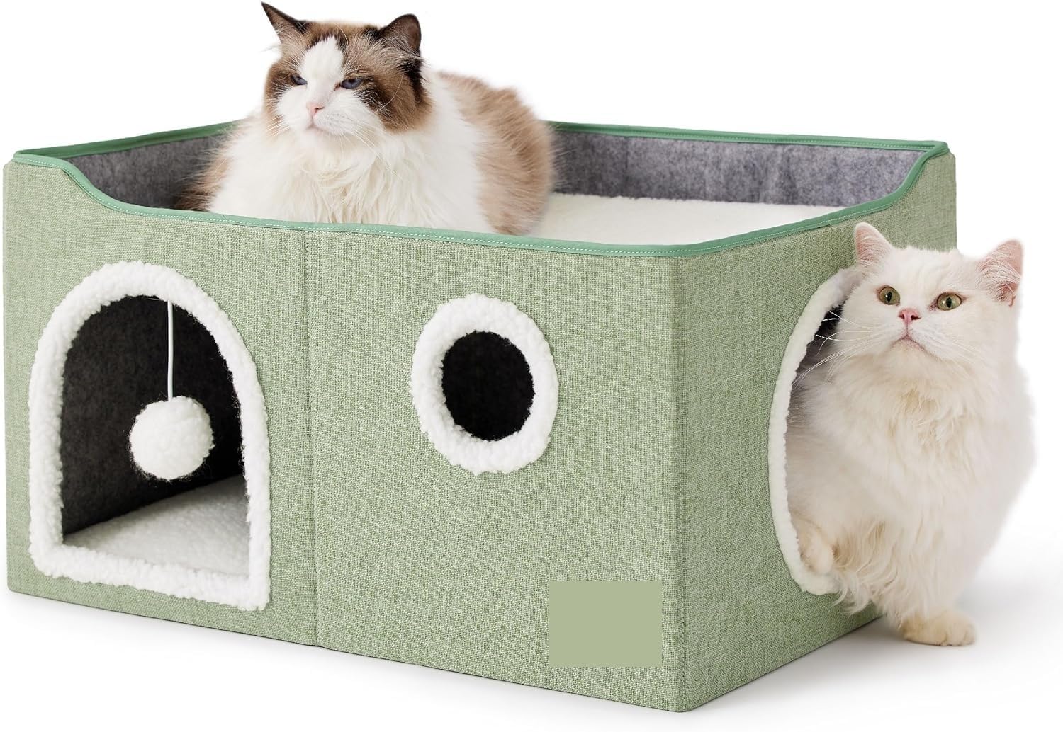 Artificial pet mat The Comfortable Pet Cat House Is Equipped With Plush Ball Hangers And Grippers That Can Be Folded. The Artificial Pet Bed Is Suitable For Indoor Pet Cats Suitable for indoor pets(Wi