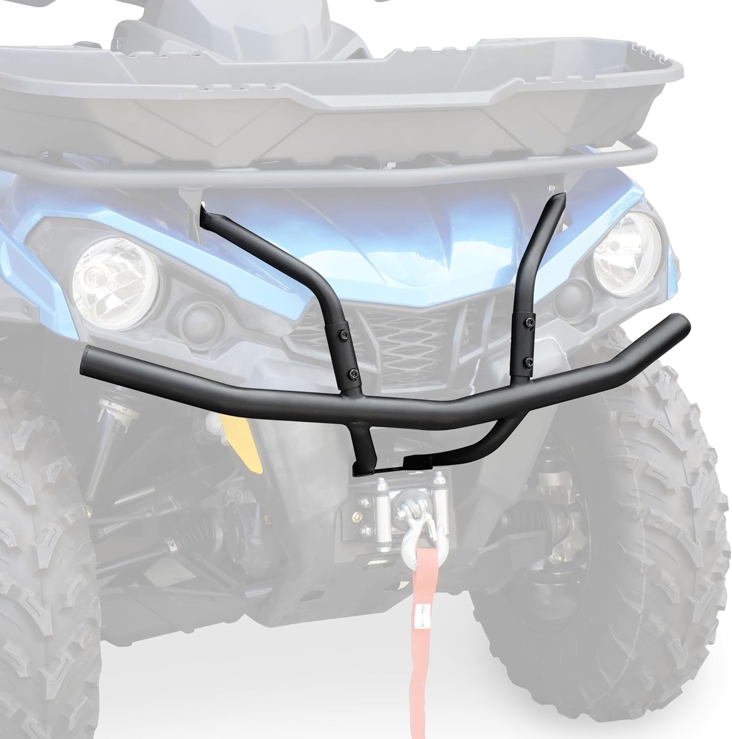 SAUTVS XT Front Bumper for Can Am Outlander 450 500 570 2015-2024, Combined Front Brush Guard Bar Protector for Can-Am Outlander 450 500 570 Max 2015-2024 Accessories, Replace#715001910