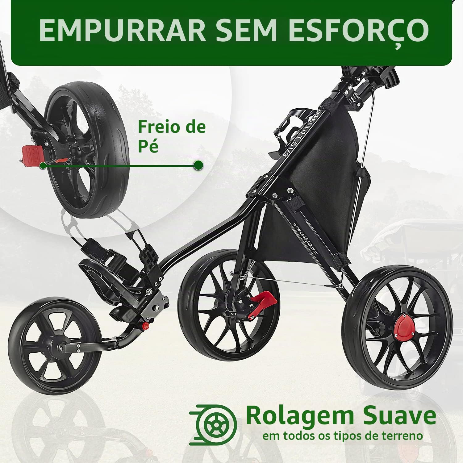 CaddyTek CaddyLite 11.5 V3 ゴルフプッシュカート CaddyTek Carrinho de golfe CaddyLite 11,5 V3 - Carrinho de golfe
