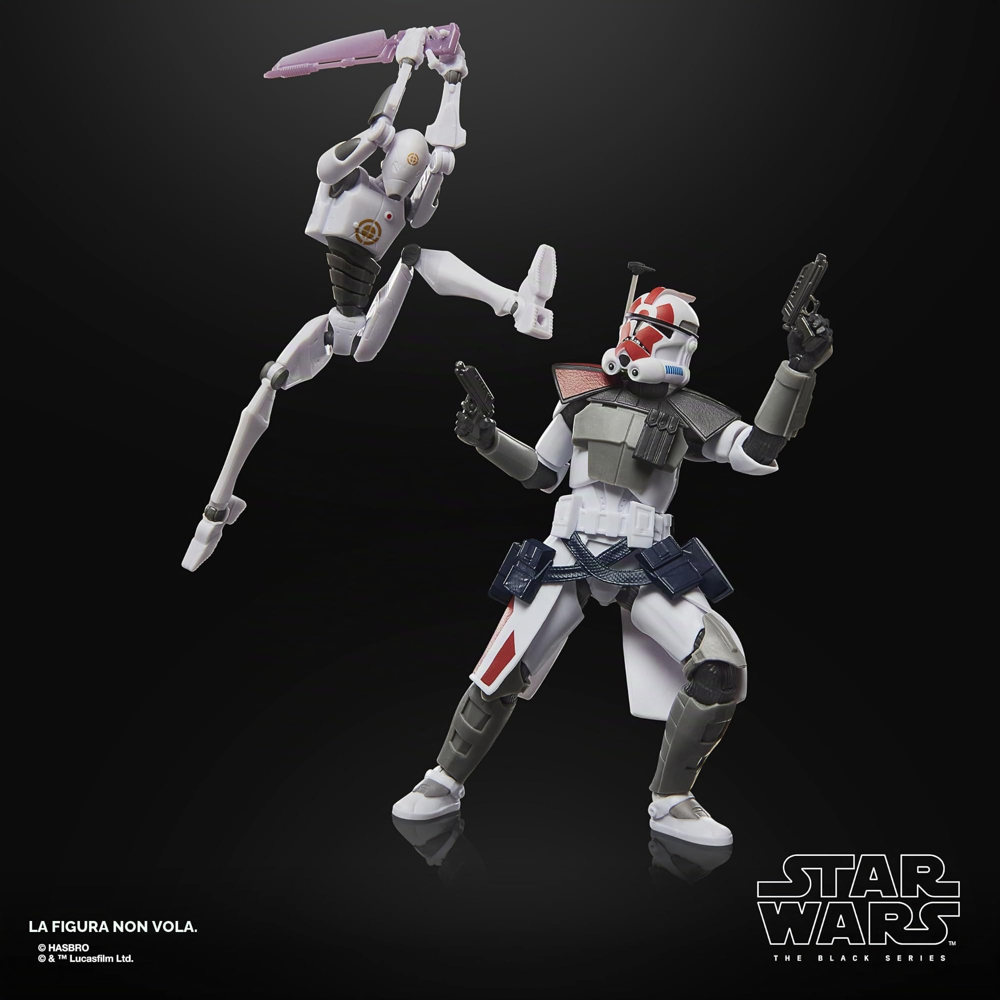 Star Wars Hasbro The Black Series, Arc Trooper (infiltrato) e Droide Commando (addestramento), Action Figure collezionabili Premium da 15 cm ispirate al Videogioco Battlefront II