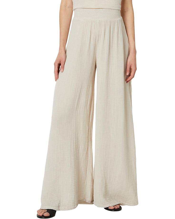 Michael Stars Simba Extra Wide Smocked Waist Pant - Main View