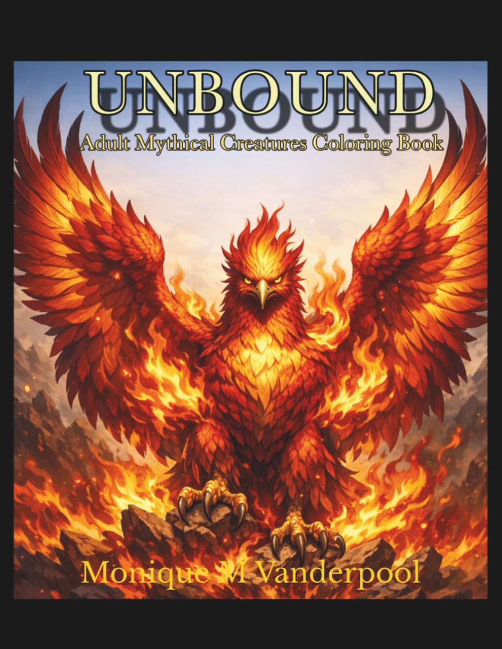 Unbound: Adult Mythical Creatures Coloring Book