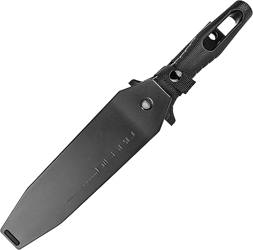 Miniatura 5 de Nisaku NJP821 Mizukatana - Cuchillo de campo y caza con punta de palanca especial HRC58 de acero inoxidable japonés endurecido, hoja de 7.25