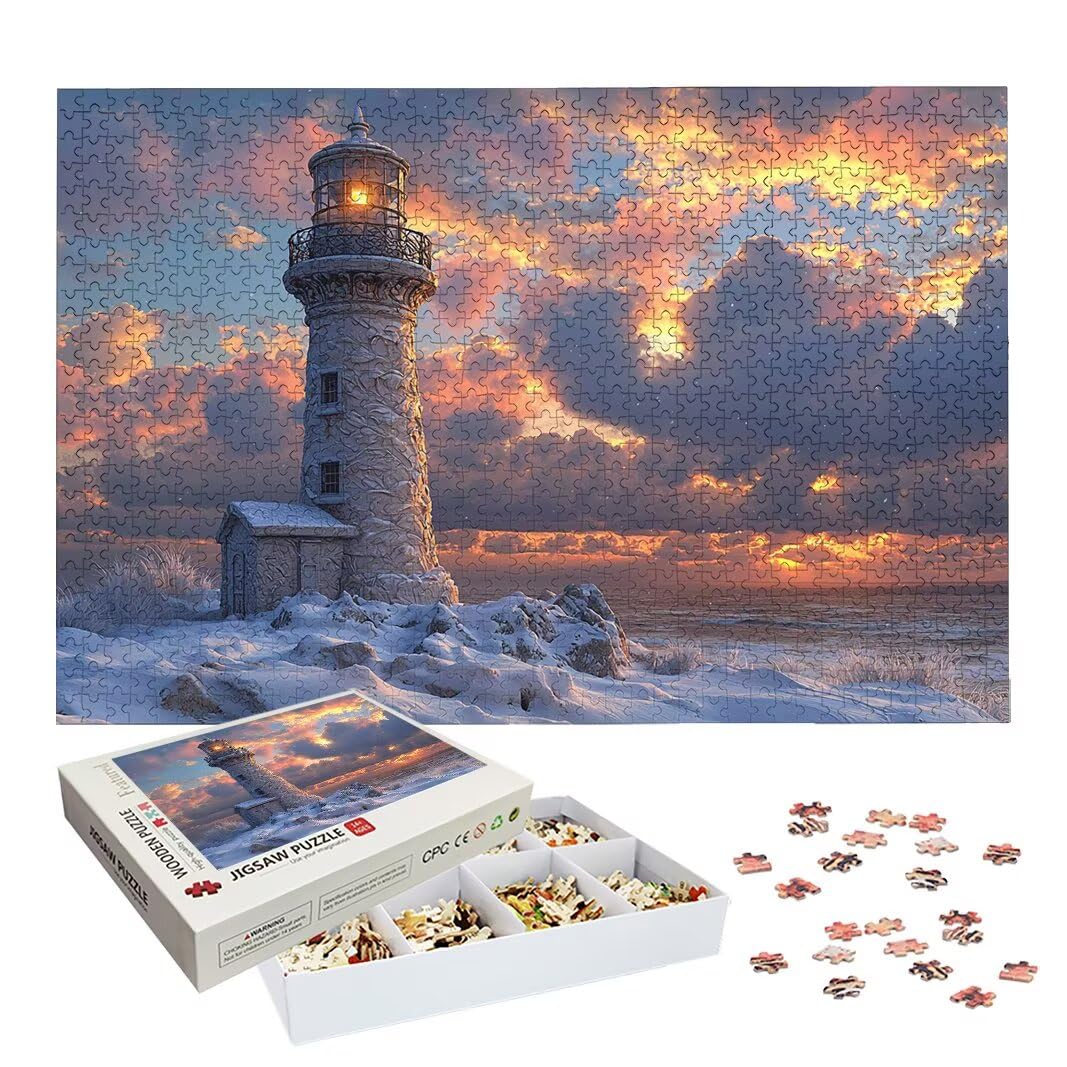 Puzzle Faro, Puzzle 1500 Piezas para Adultos, Regalo Mujer/Hombre -2273