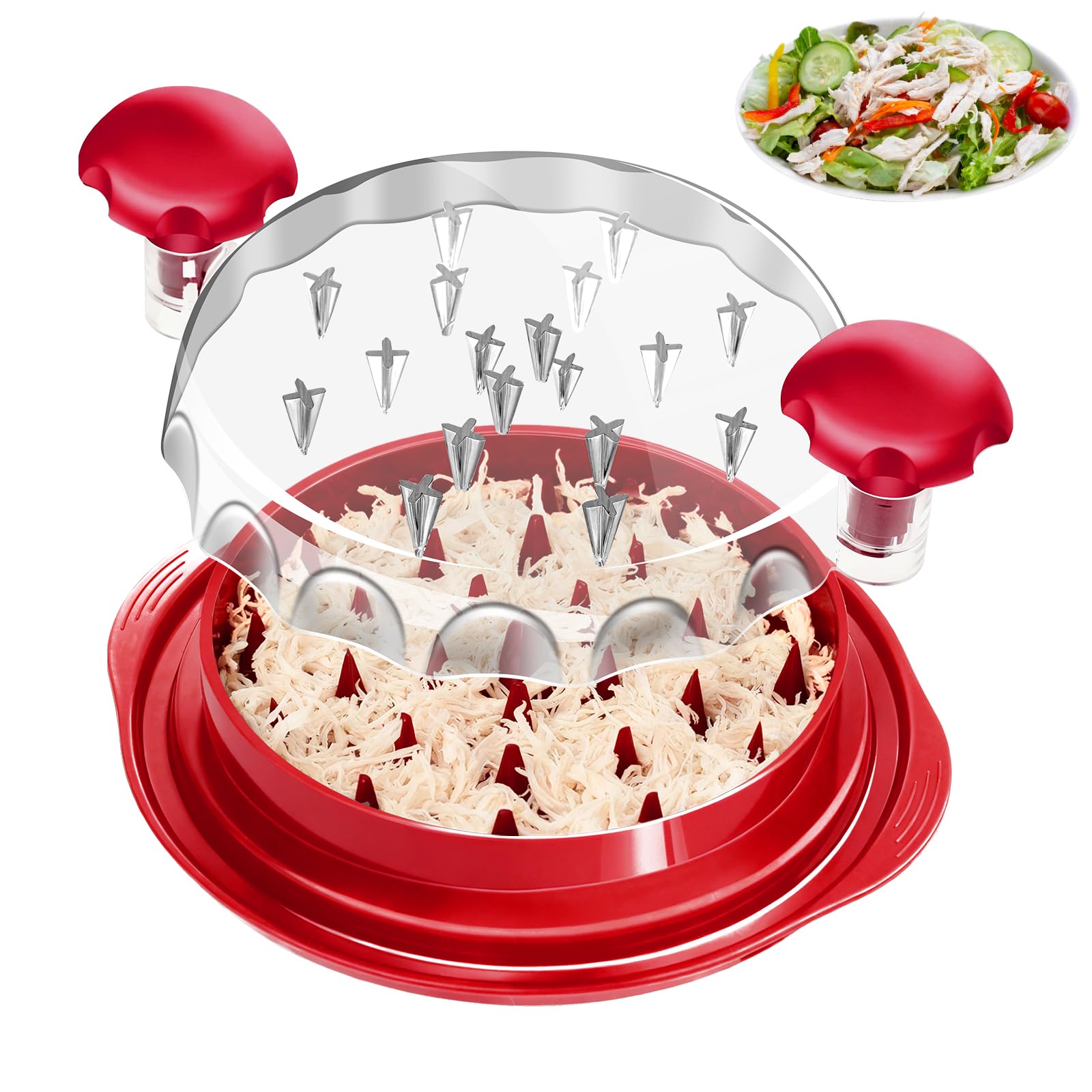iHomara Chicken Shredder, 9.6" Manual Food Shredder Handy Kitchen Tool