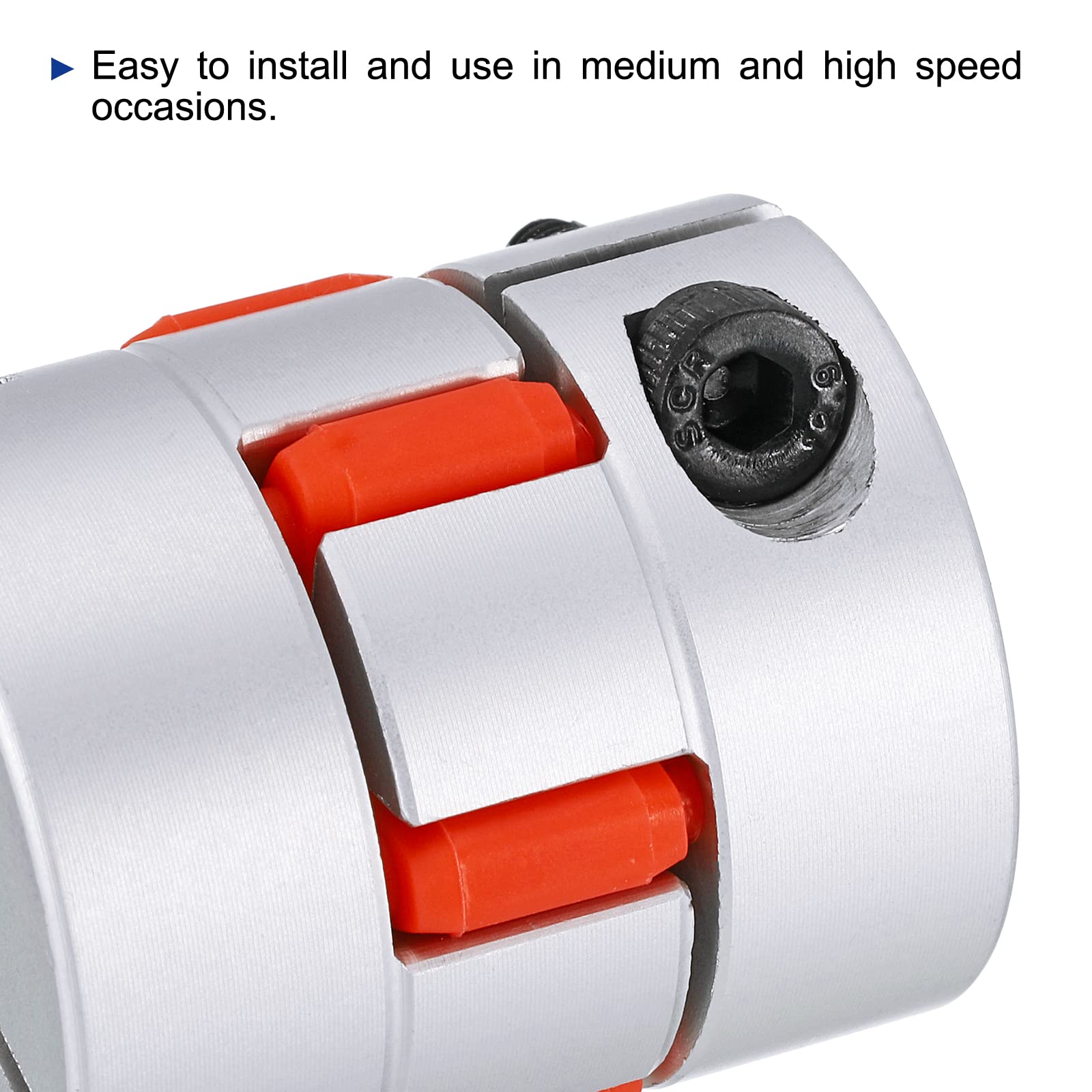 Uxcell Shaft Coupling 12mm To 12mm Bore L55xD40