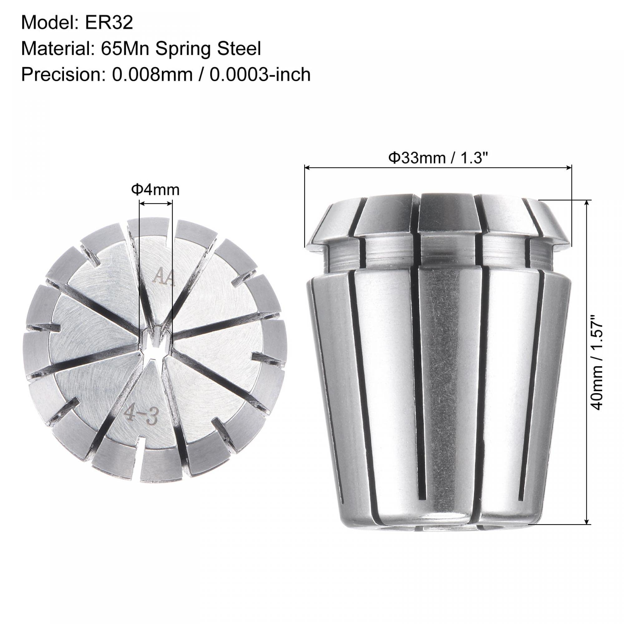 Outil CNC Pince De Gravure De Serrage ER32 19pz Collet Molla Clips Pinza Pour Fraiseuse CNC Tour Incisione Pince Fraisage