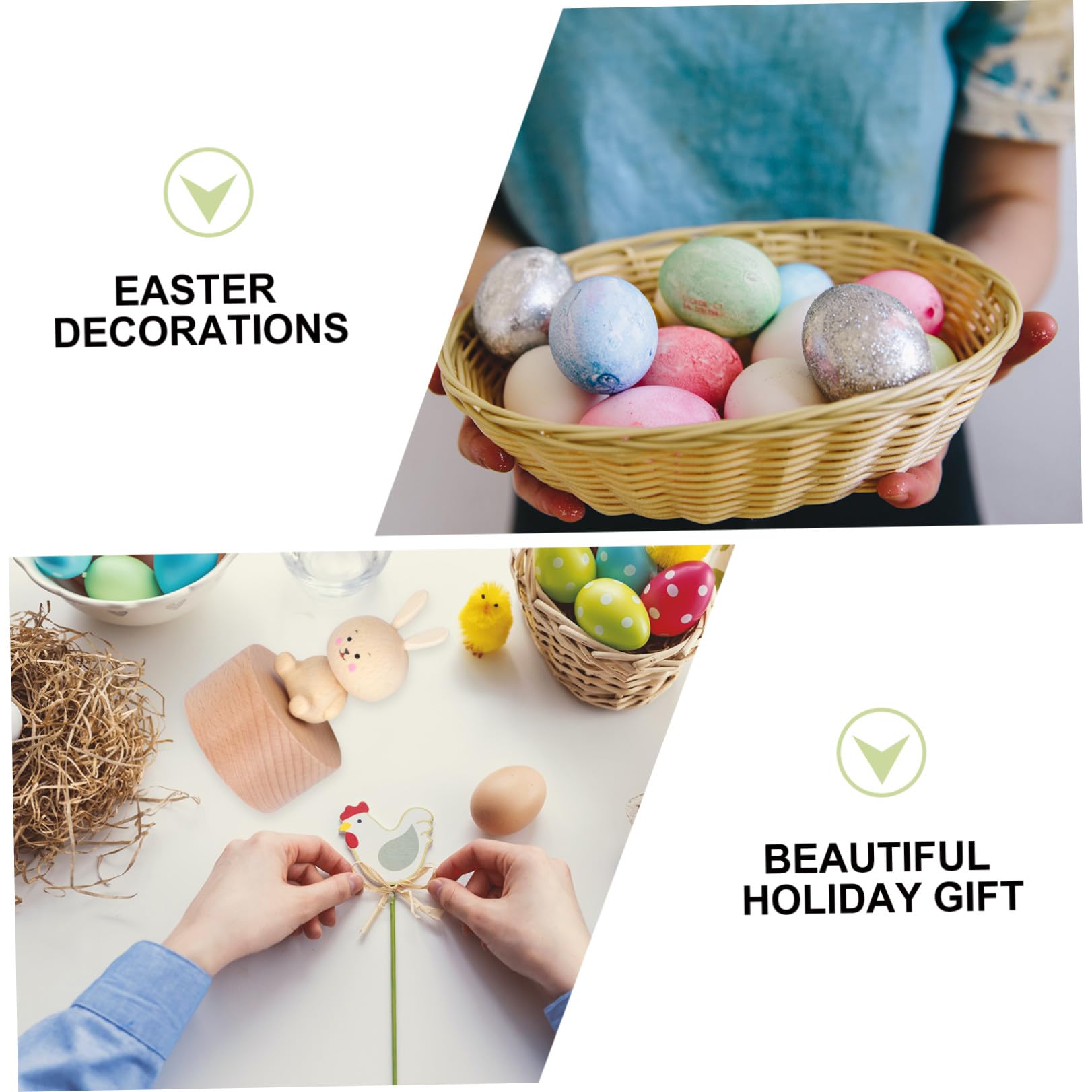 Ciieeo 2 Stk Musikbox Musical Besonders das der Musik Merch Die Ring kiddibuzz kindes music box Rabbit ornamente Desktop- Desktop-Ornament Heimdekoration Holz Khaki