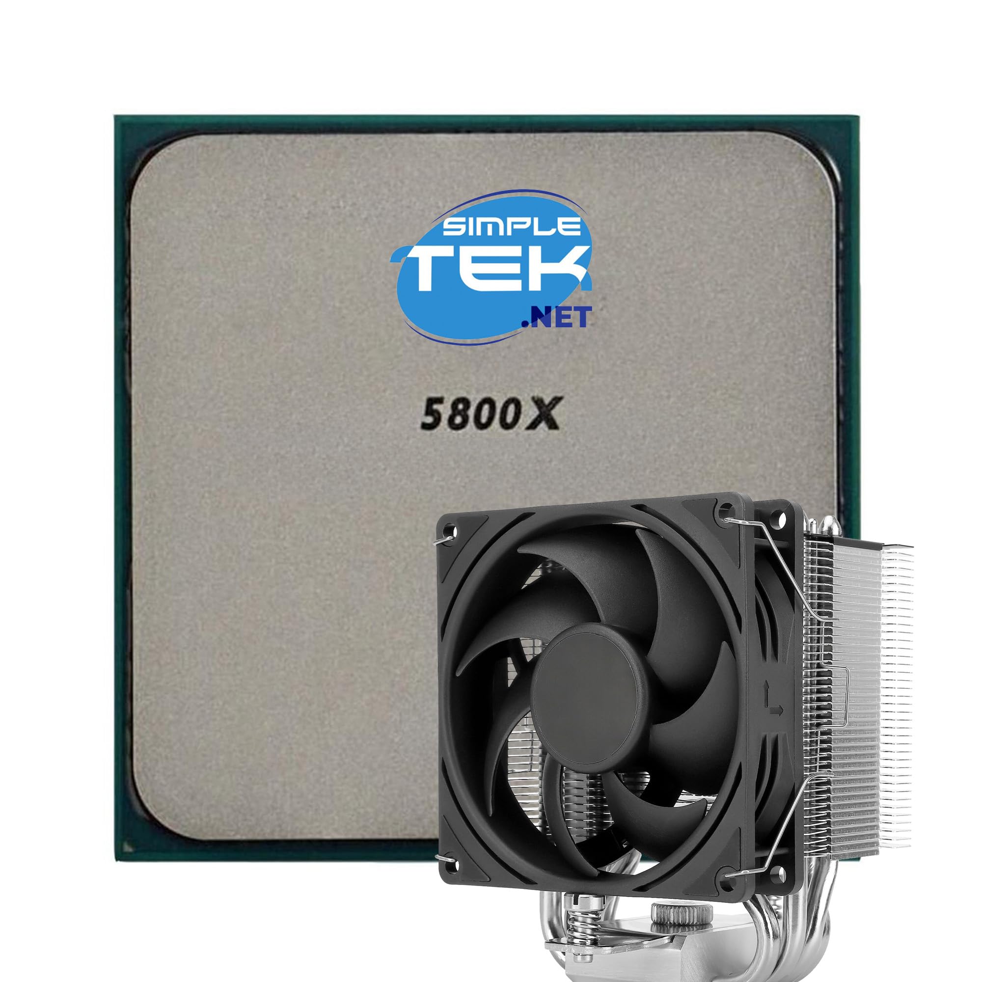 SIMPLETEK - Processore 5800X + Dissipatore 3.40GHz Turbo 4.80GHz - Socket AM4-8 Core/16 Thread - Senza Grafica Integrata