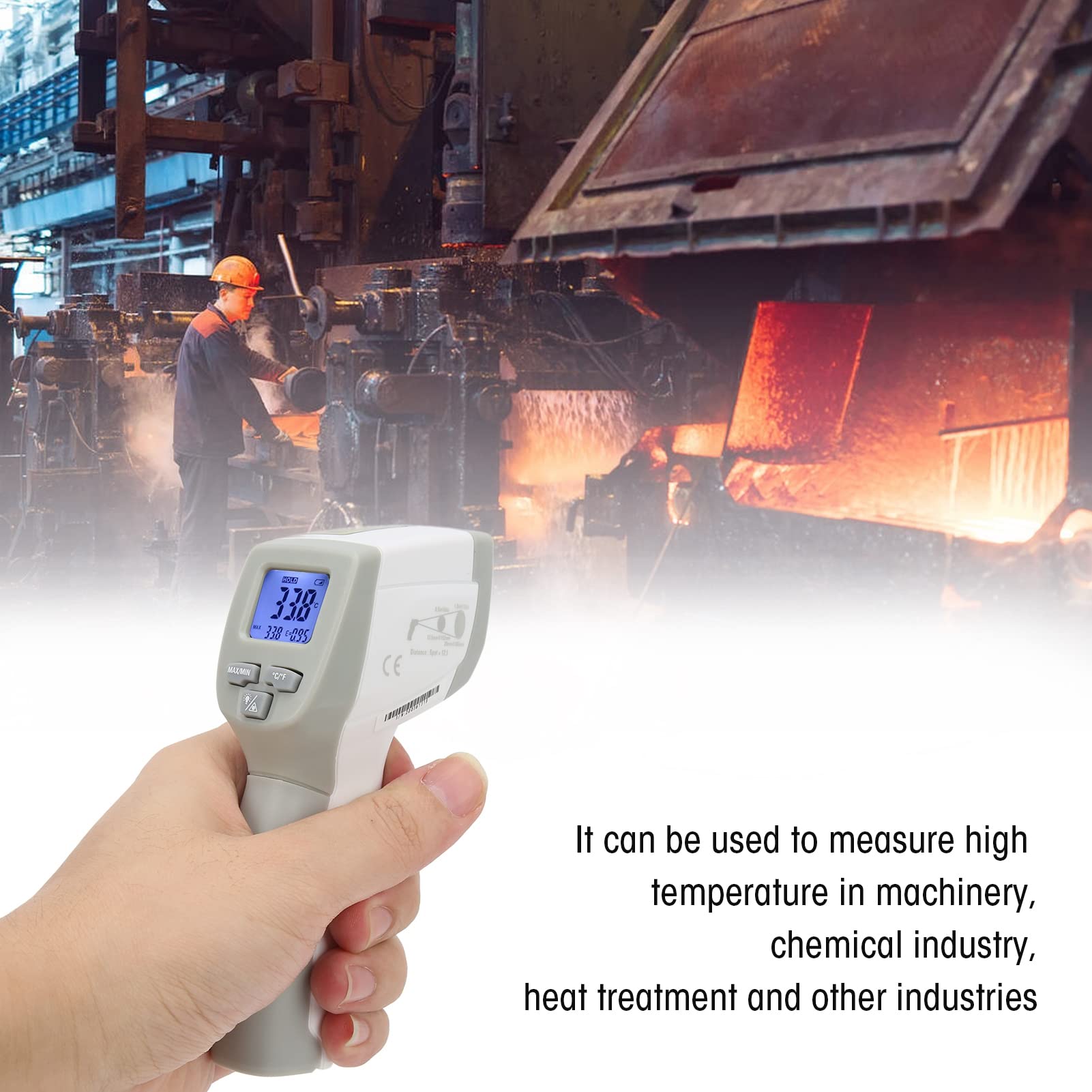 Amazon | 赤外線温度計、-50〜500℃DT-820V非接触温度計工場用温度試験