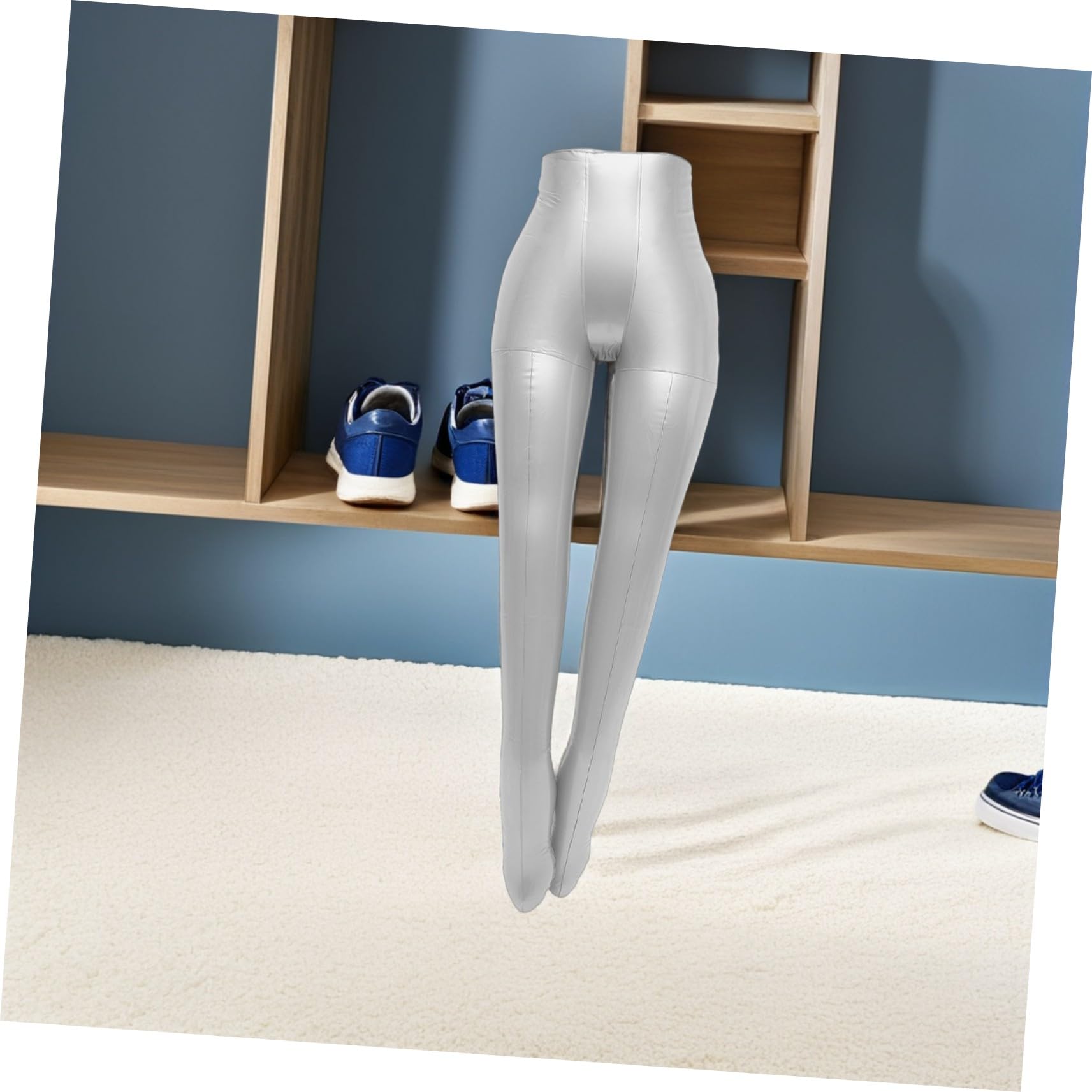 Aufblasbare Schaufensterpuppen Torsos aus PVC, 3 Stück, Silber