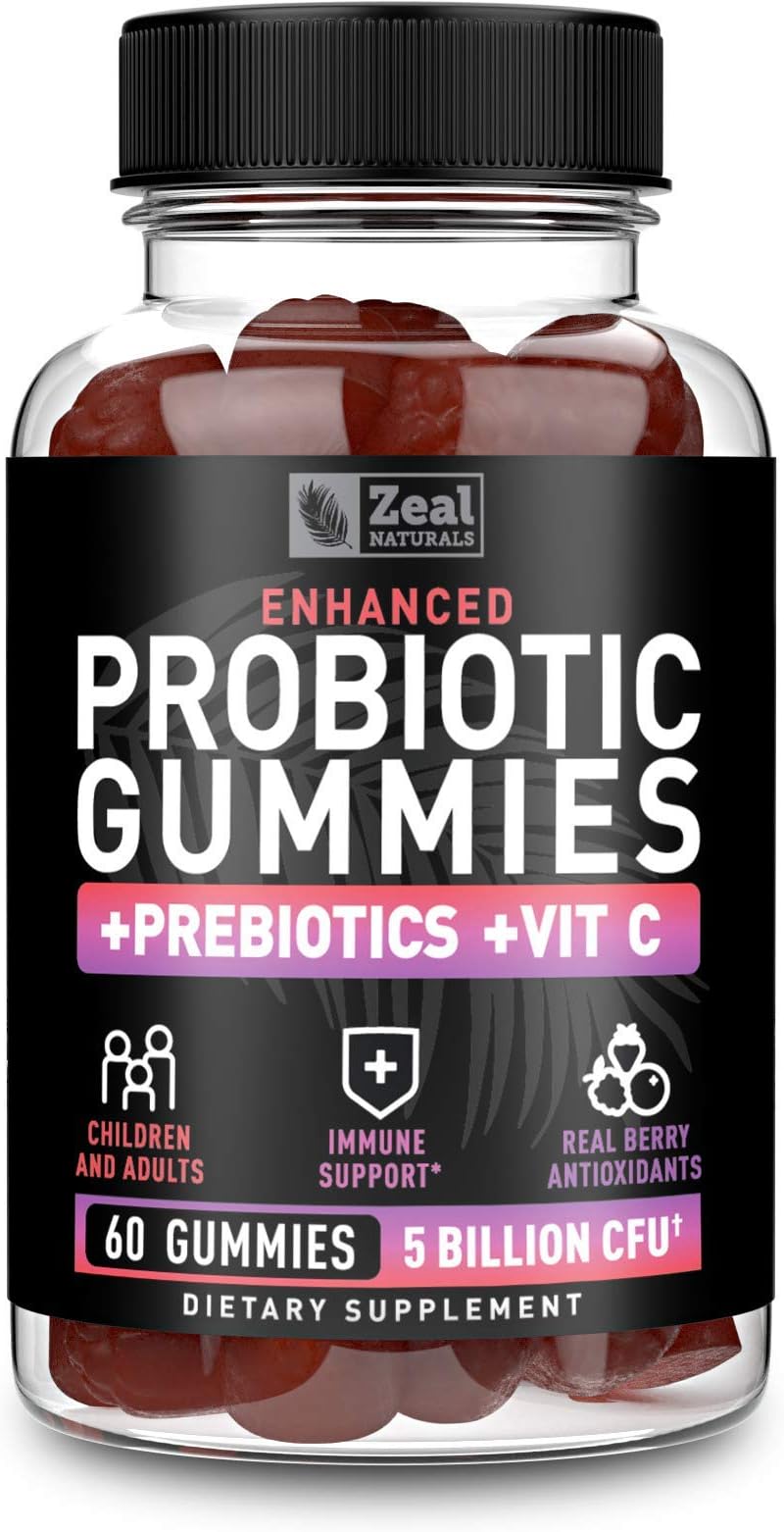 FDC Nutrition Multivitamin Gummies – 60 Count For Adults & Kids – Non-GMO, All Natural