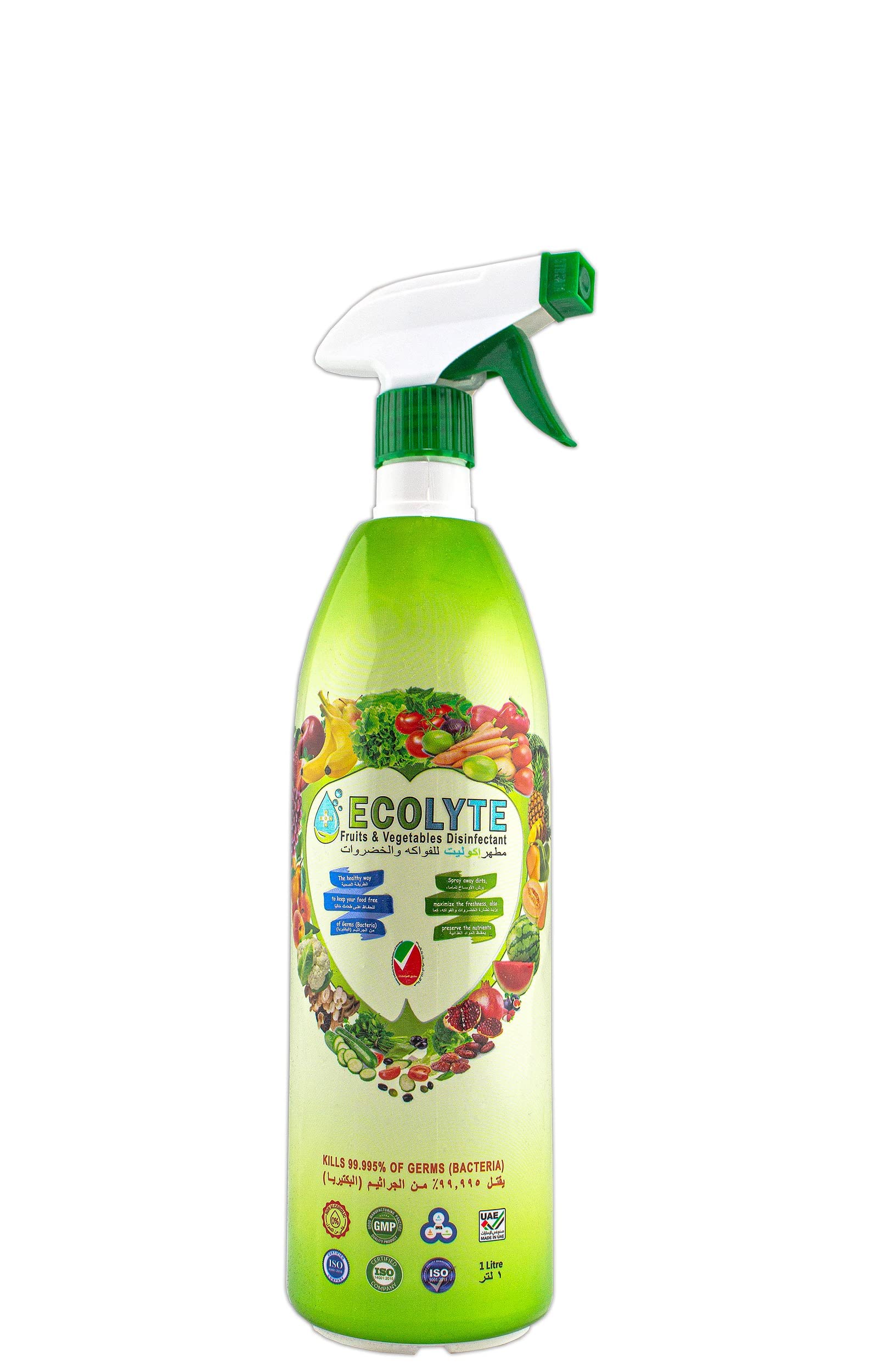 Buy Ecolyte Disinfectant Spray (1 Litre) Food Spray and Food Sanitizer