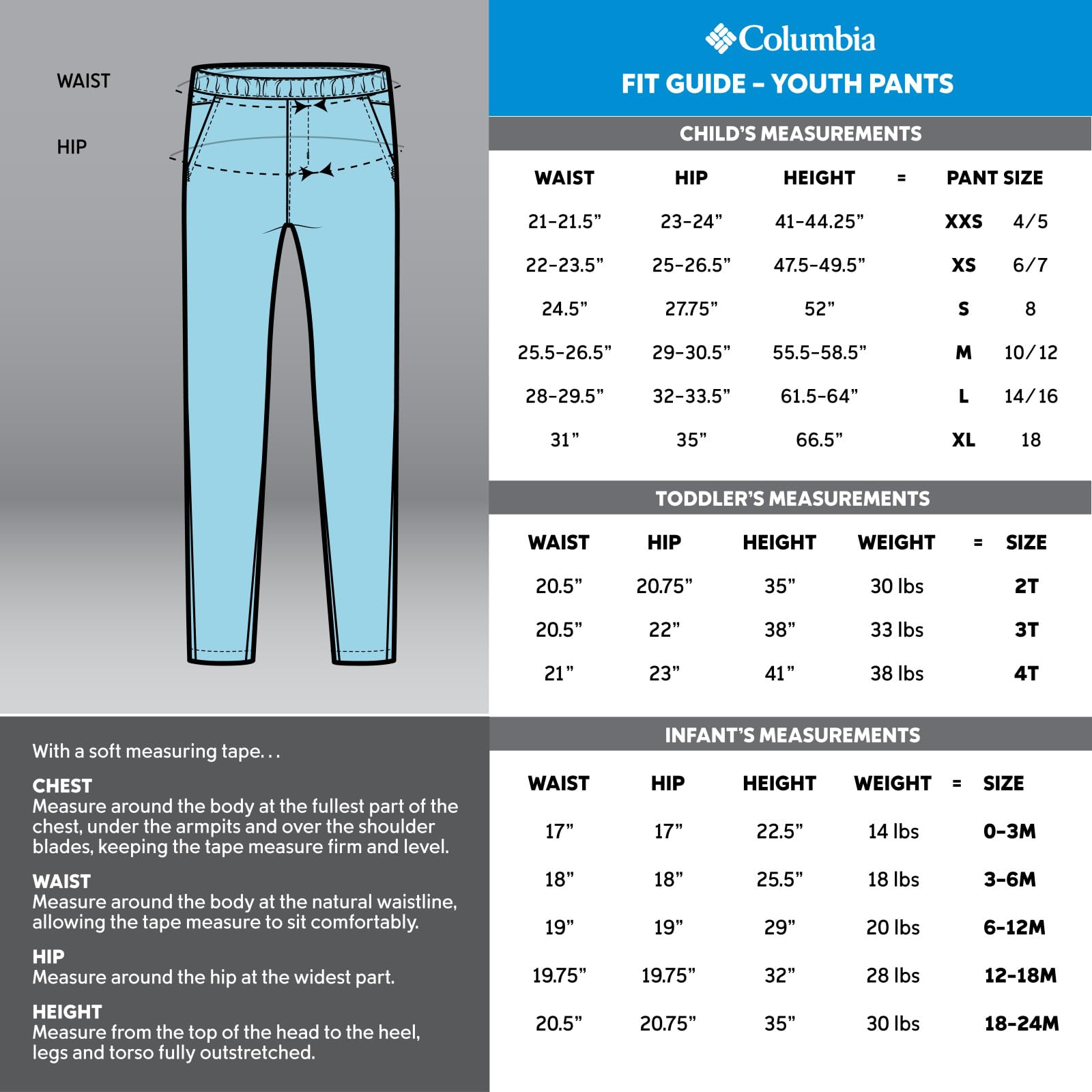 Columbia Silver Ridge™ Girl Pants 18 Years