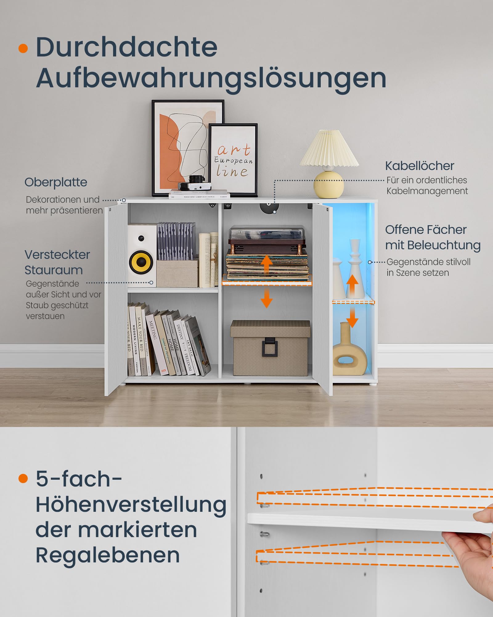 Songmics Home Sideboard – Bild 5