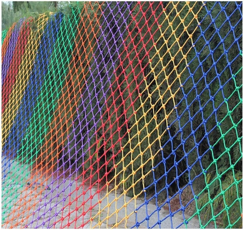 Professional Indoor Stair Balcony Children Anti-Fall Net, Child Safety Stairs Net Colorful Nylon Protective Net, Ceiling Color Decorative Net, Garden Fence Net Pet Net Cargo Net ro