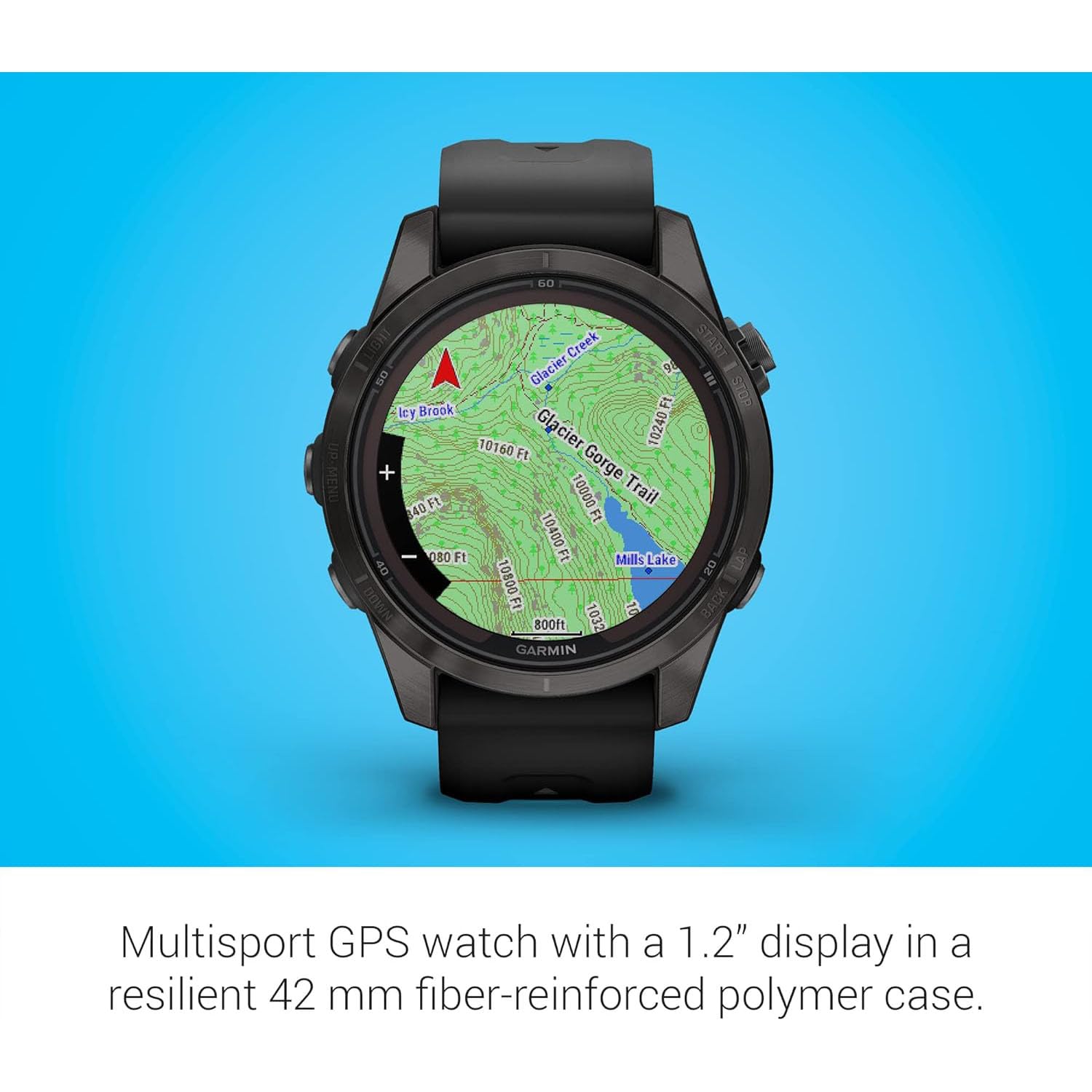 Amazon | Garmin Fenix 7S Pro ソーラー、サファイア、カーボングレー 