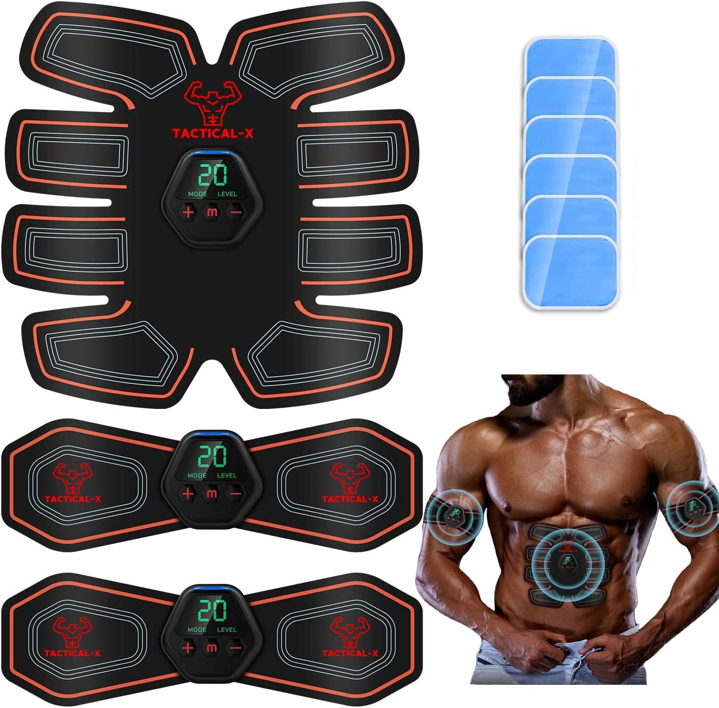 Tactical X Abs Stimulator 2023, Abs Trainer Muscle Stimulator, Abs
