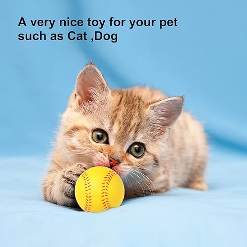 Miniatura 9 de Avesfer Pelotas de béisbol de espuma, paquete de 12 pelotas de béisbol suaves de práctica de 9 pulgadas con bolsa de malla para niños, jóvenes y
