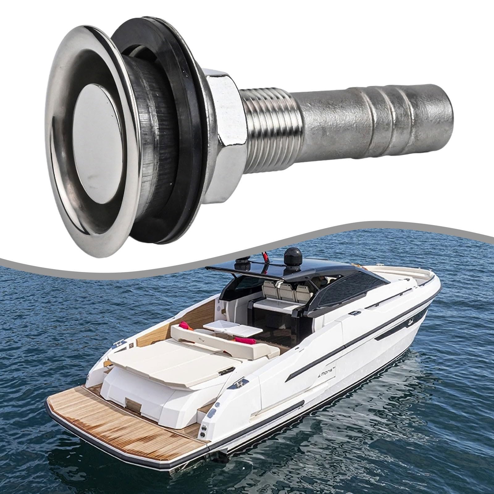 Ventilación del tanque de combustible para barco con diseño elegante, fabricado con material de acero inoxidable 316 resistente a la corrosión
