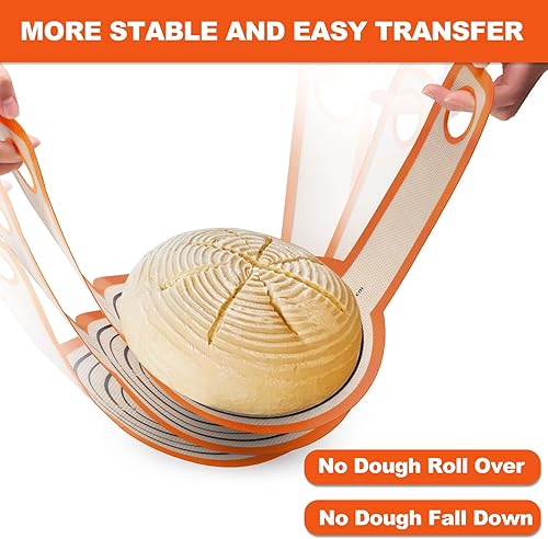 Miniatura 3 de Horno holandés de silicona para pan, la mejor silicona de Japón. Antiadherente y fácil de limpiar, reutilizable, con asas extra largas, forro para