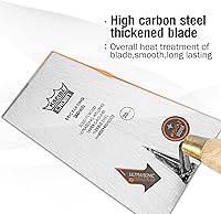 Vista 3 de KSEIBI 281380 Paleta de ladrillo de cubo estrecho con mango de madera, punta cuadrada, paleta de albañilería (8 pulgadas-7.874 in)