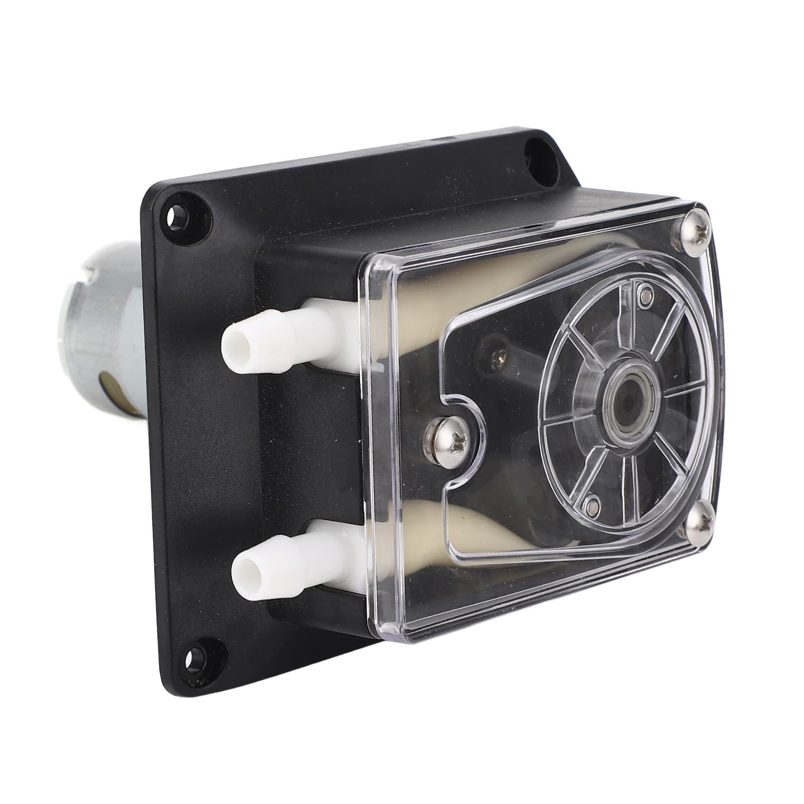 Eujgoov Bomba Peristáltica de Doble Cabezal, Tubo BPT de Grado Alimenticio de 1500ml/min, Reemplazable con Motor Silencioso para Lavadoras y Lavavajillas (DC24V)