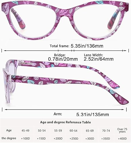 Miniatura 3 de Reading Glasses Women Men 3 Pairs Readers