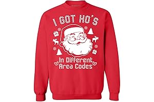 Awkwardstyles I Got Hos In Different Area Codes Ugly Christmas Crewneck