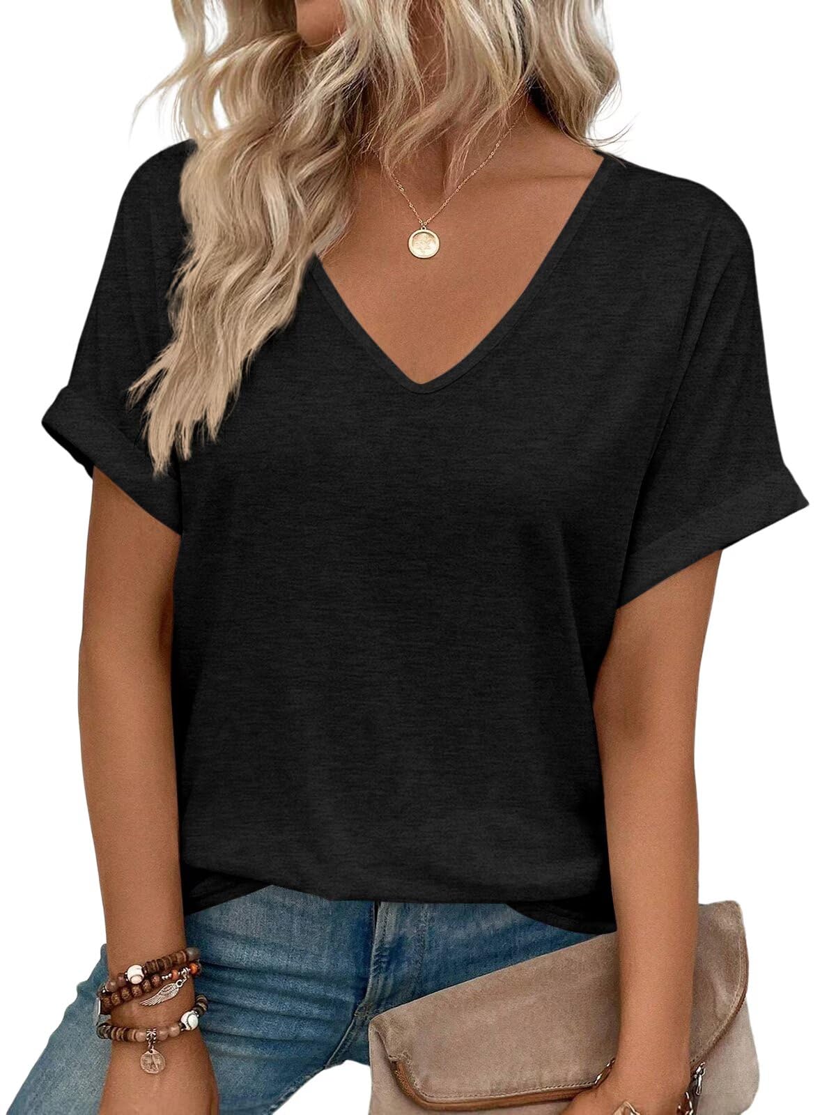 モッドドック レディース シャツ トップス Washed Cotton Modal Thermal Long Sleeve Crew Neck Tee