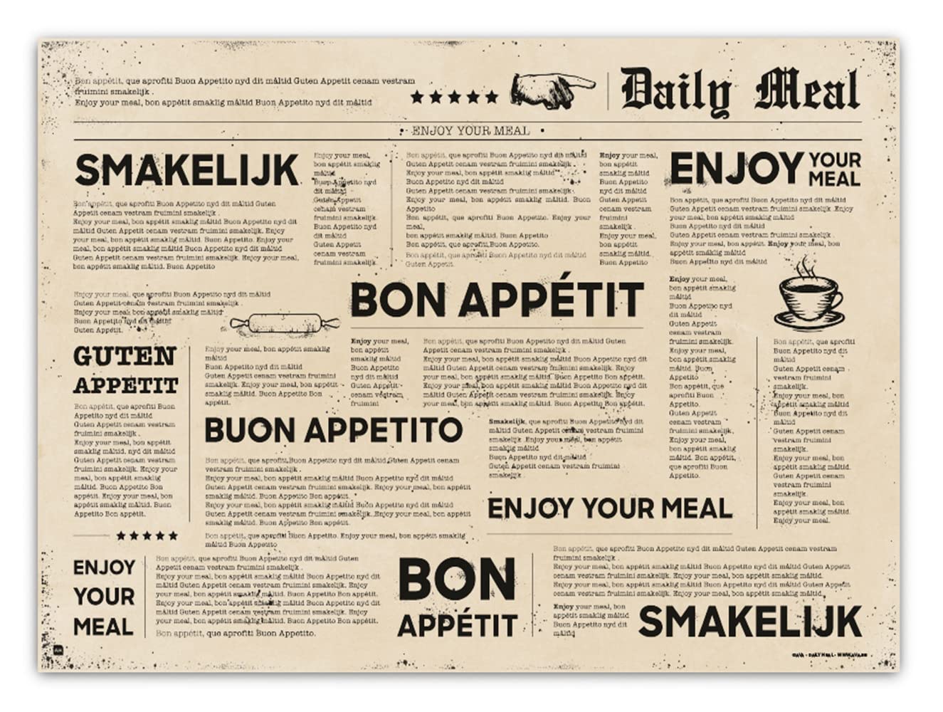 Lot De 50 Sets De Table En Papier, 43 X 30 Cm, Jetables, Format