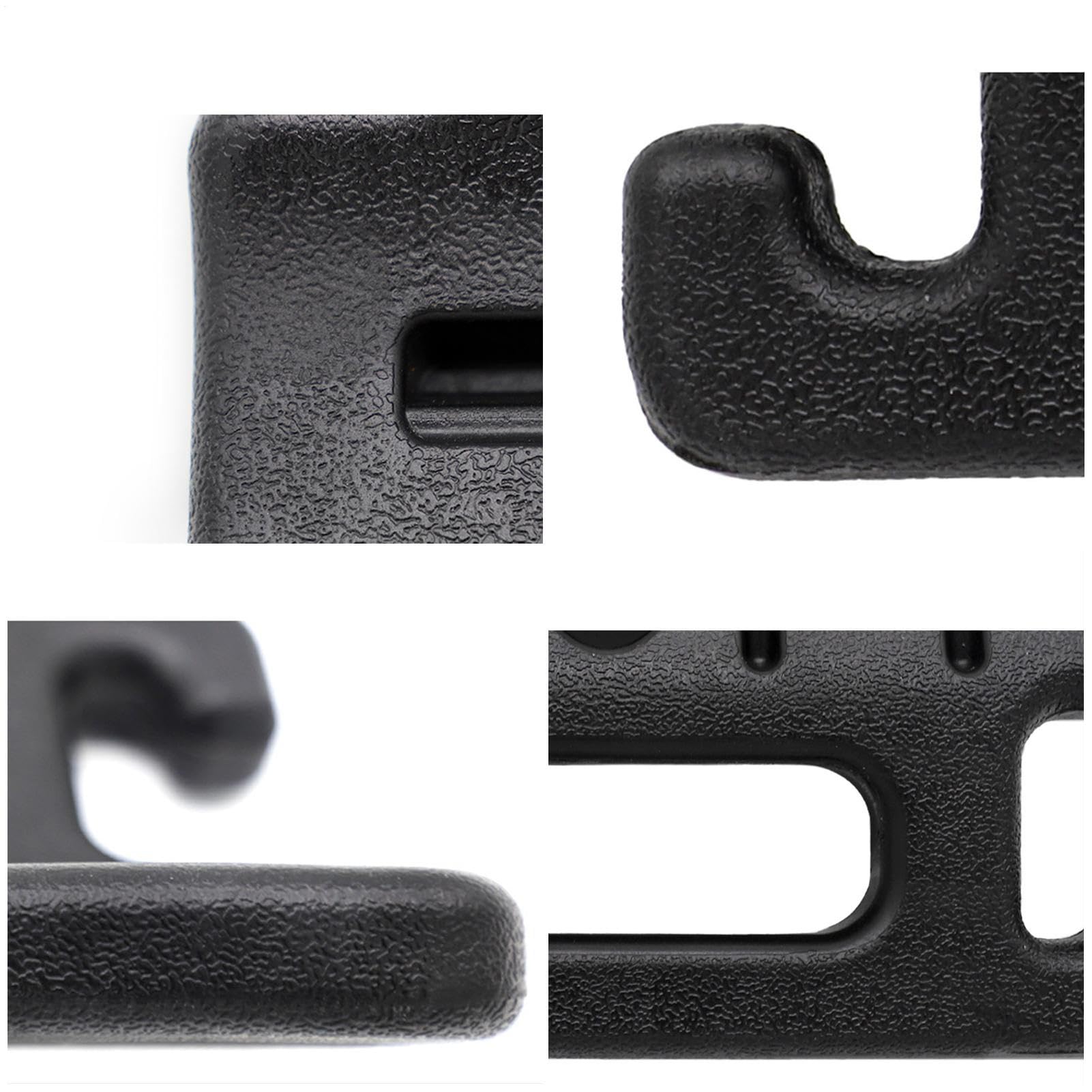 Eosnow Set Di Maniglie Per Poggiatesta Per Sedile Posteriore Per Auto Da 2 Pezzi Con Foro Per Jeep Wrangler 1995 2017 Nero 79608555