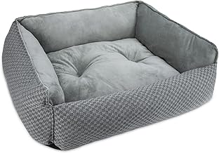JOEJOY Cuccia per Cani di Taglia Media, Morbida e Confortevole, Anti-Ansia, Soffice Cuscino Cane, Lavabile e Antiscivolo Lettino per Cani di Taglia Piccola e Media Fino a 14 kg (63x53x21cm)