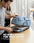 Tolaccea Travel Laptop Backpack 32L, TSA Friendly Flight Approved Computer Work Business Bag Carry on Luggage for Men Women