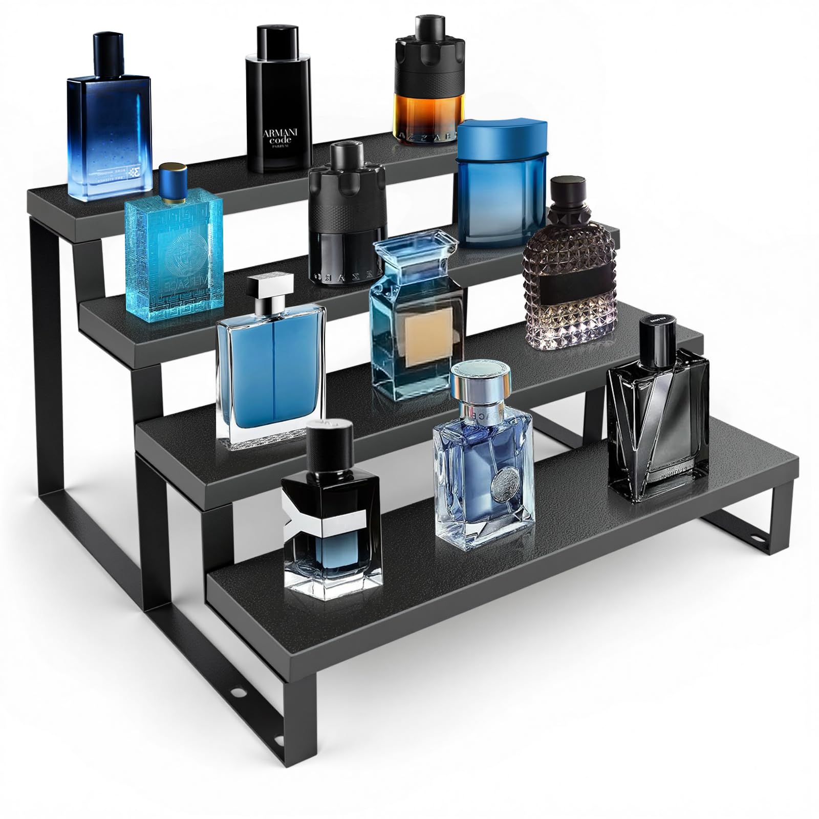 Amazon.com: Wood Cologne Organizer for Men,12 Inch 4 Tier