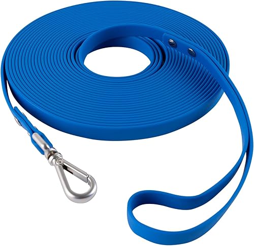 Miniatura 9 de Correa larga de entrenamiento para perros, impermeable, línea larga, resistente, para exteriores, 10, 15, 20, 30, 50 pies, para perros pequeños,