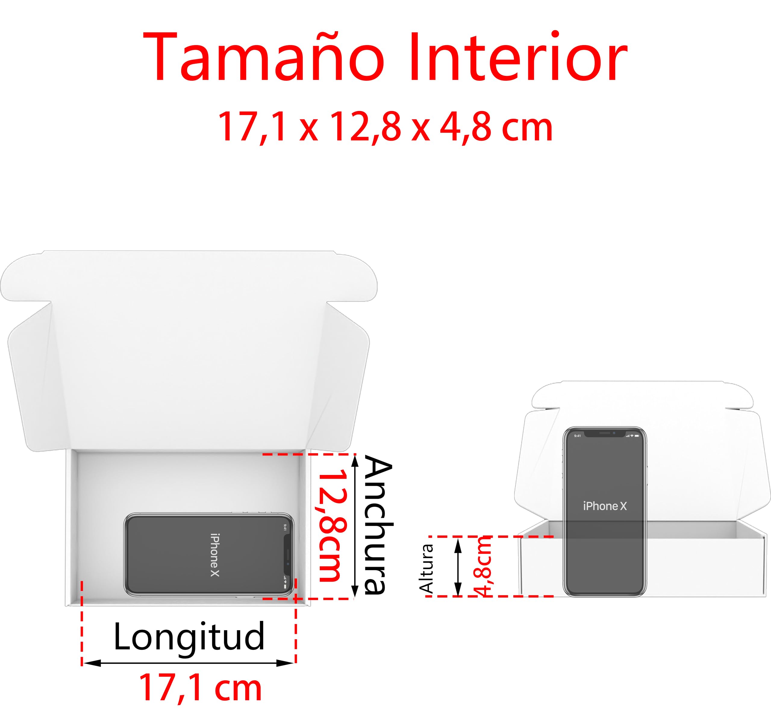 25 Cajas de Cartón para Envíos 18 x 13 x 5 cm Cajas Carton Marrón Pequeñas para Regalo Embalaje con Tapa