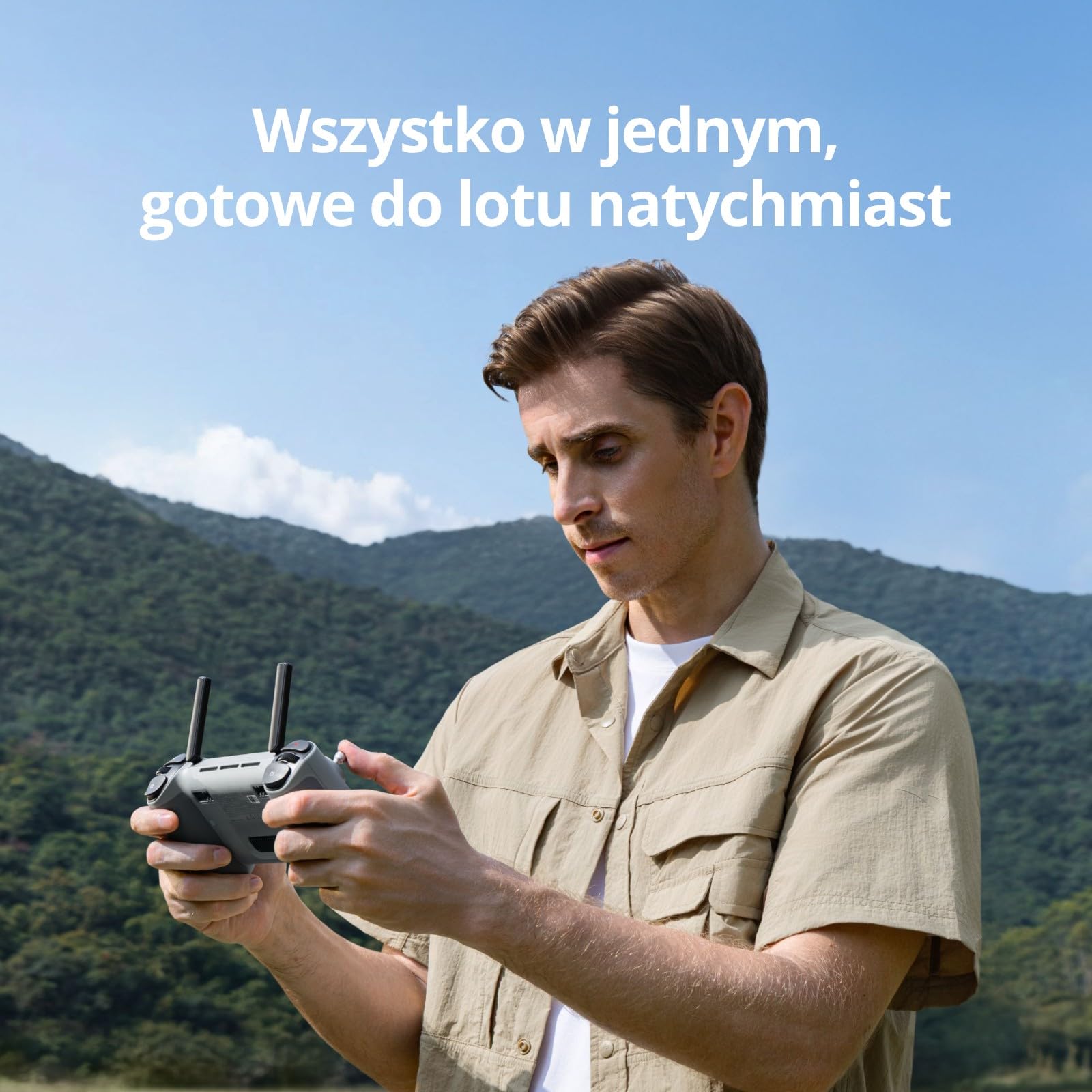 Potensic PTD 1 kontroler z ekranem Full-HD 5,5" 1080P, transmisja 10 km, akumulator 6400 mAh, pamięć 32 GB, kompatybilny z dronem ATOM 2