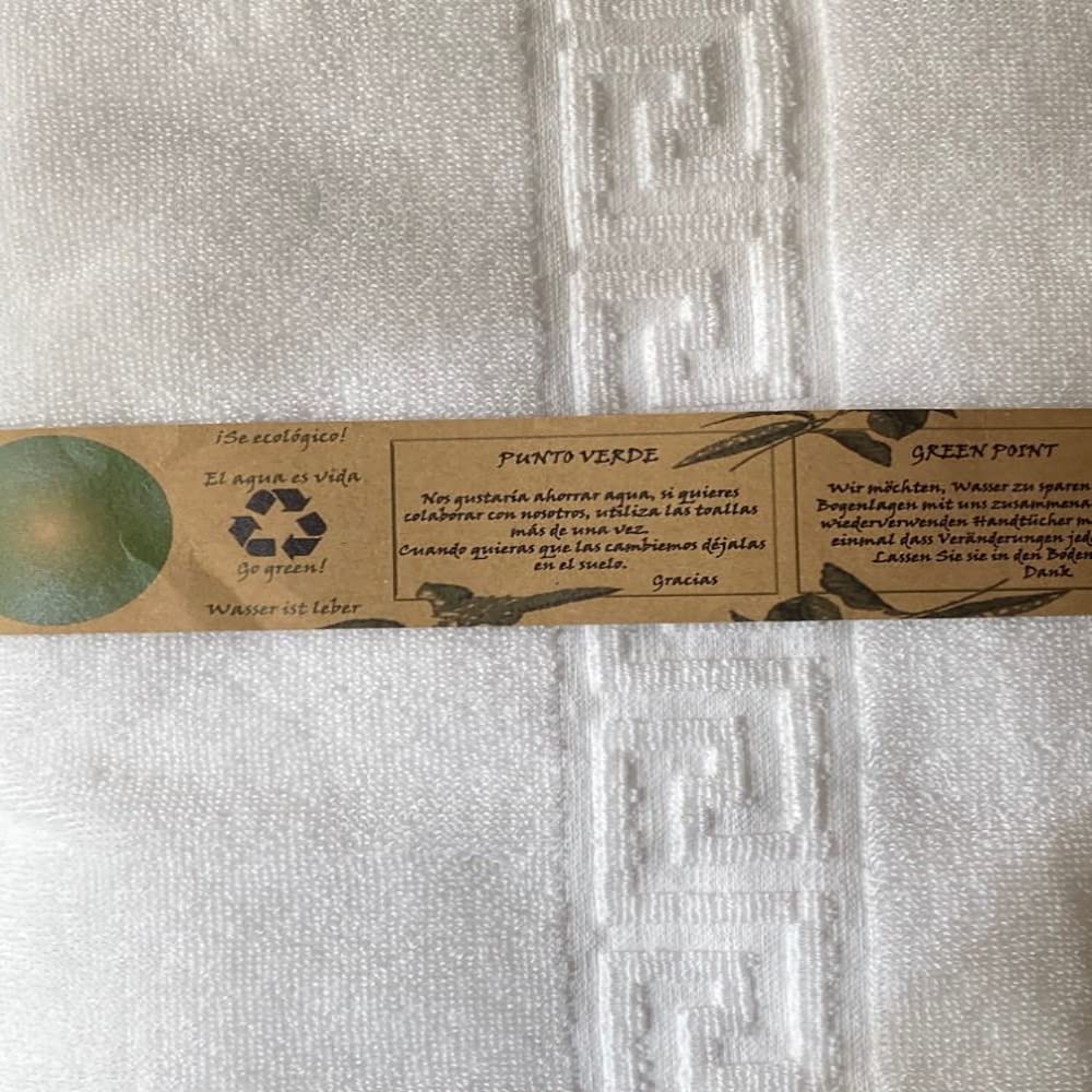 Precinto de garantía perfumado para Toallas. Material Biodegradable Ajustable | 250 Unidades. Cierre Ajustable para Todas Las Toallas de hoteles, spas o estructuras turísticas.