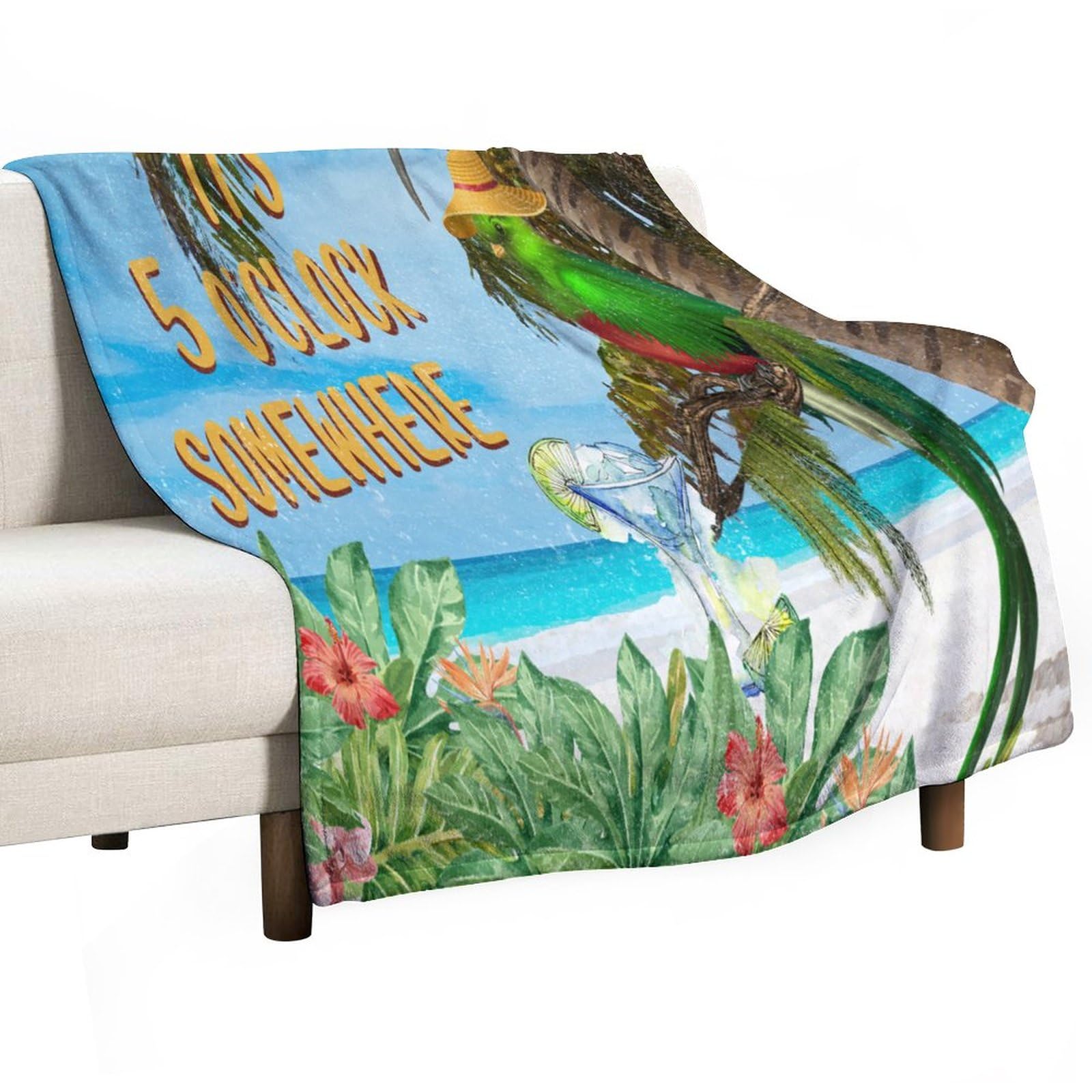 Couverture de plage chaude plaid doux et pelucheux grand format 177x203cm