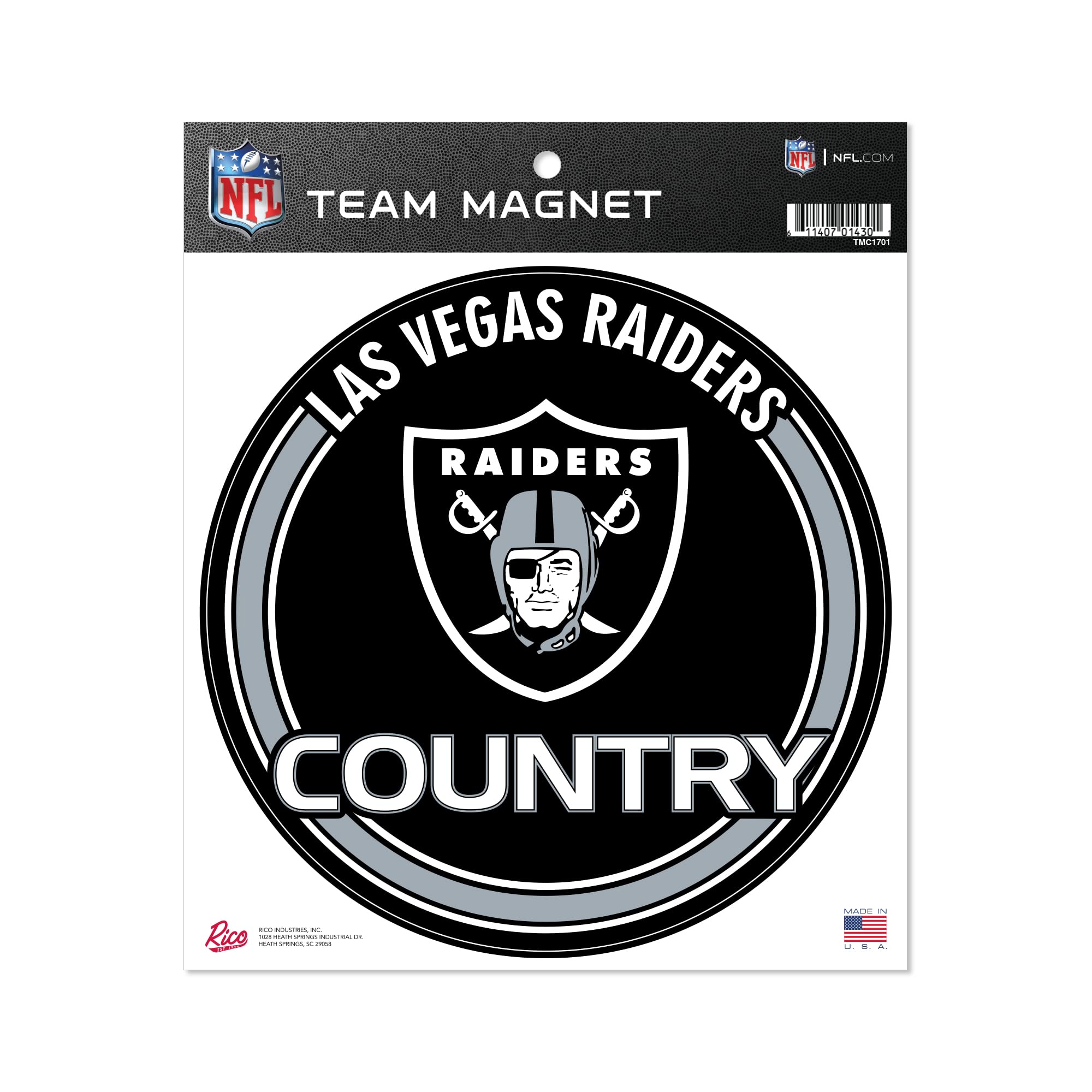 NFL Football 8" Round Magnet