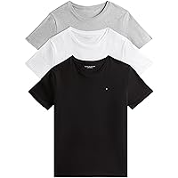 Tommy Hilfiger Uomo T-Shirt Maniche Corte Confezione da 3 Slim Fit
