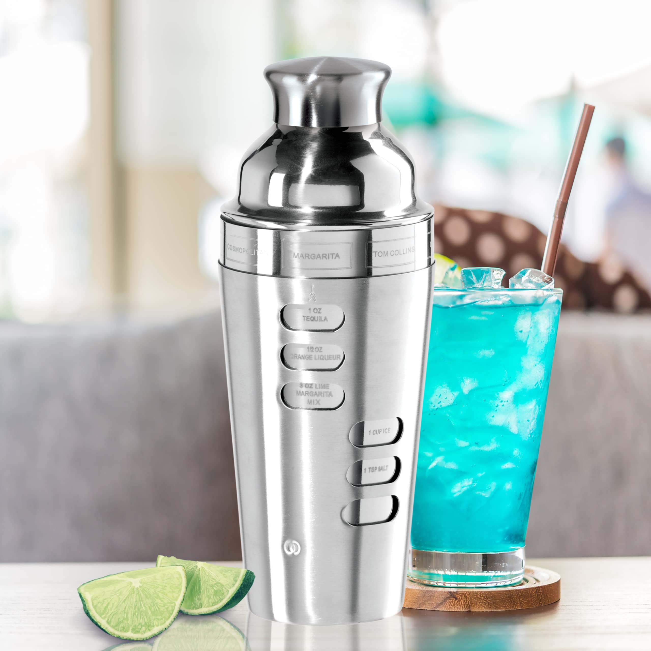 Oggi 7387.0 Cocktailshaker, Edelstahl