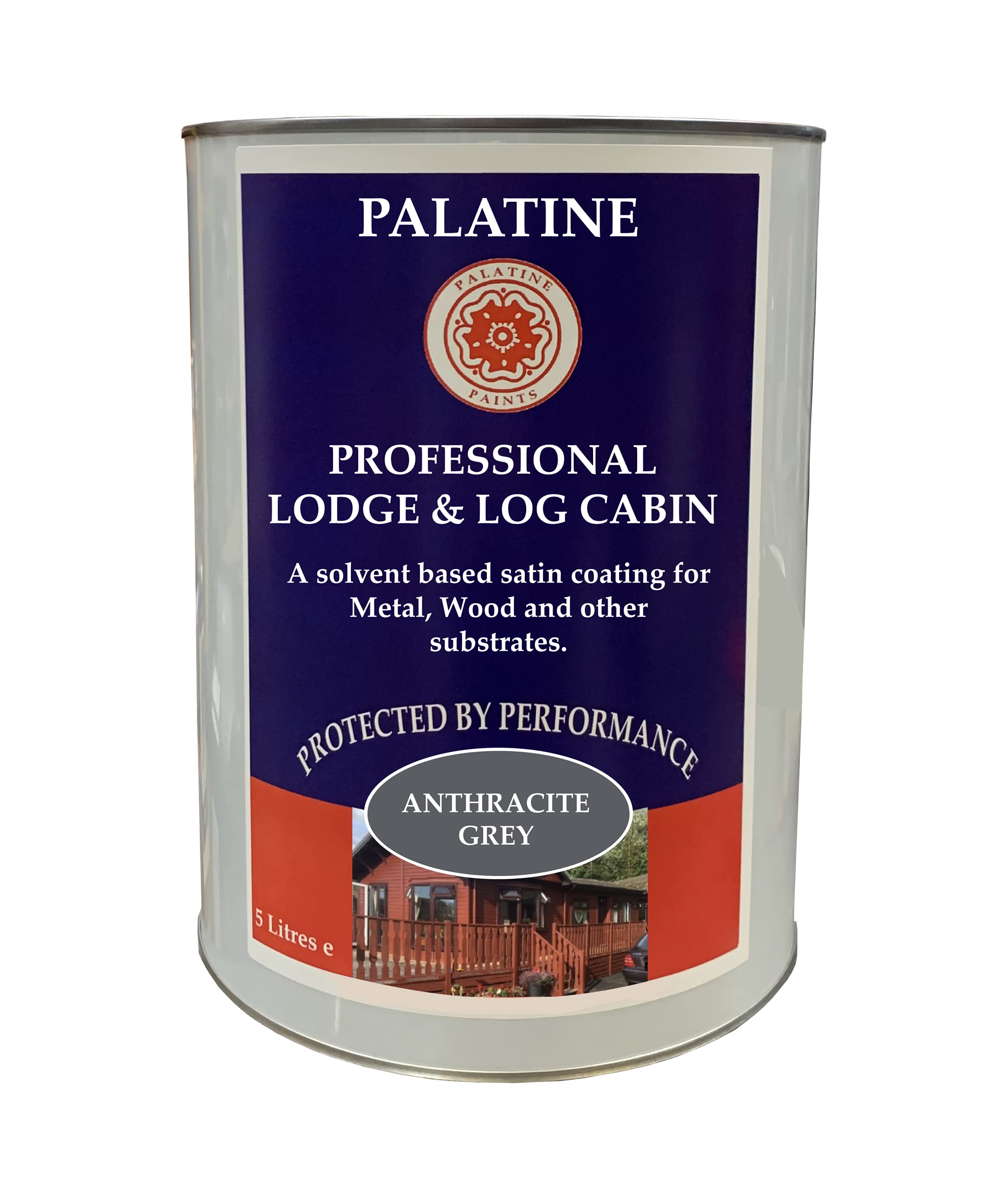 Palatine Professional Log Cabin Paint 5lt (Golden Brown)