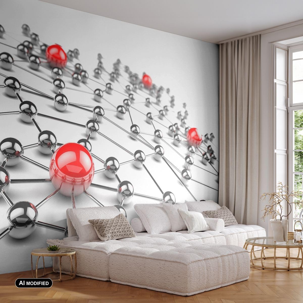 Papier Peint Vinyle Panoramique 200x140 cm Premium Sand 3D - 2550 - WF2