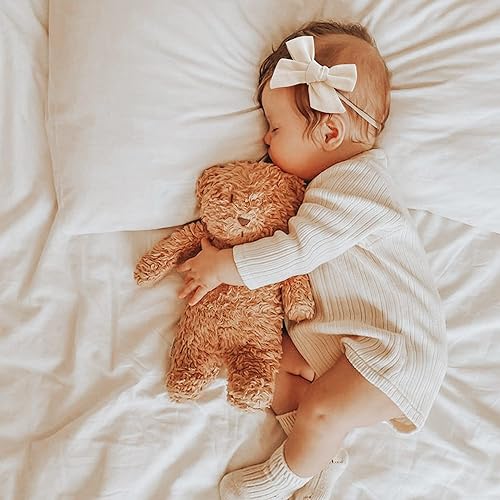 Miniatura 10 de Niceye Paquete de 12 diademas para el pelo para niñas y bebés, cintas elásticas de nailon para el pelo para recién nacidos, accesorios para el