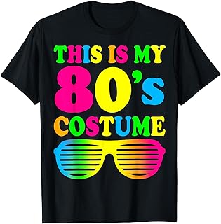 This Is My 80's Costume Tee Outfit Gift Eighties Retro Party T-Shirt