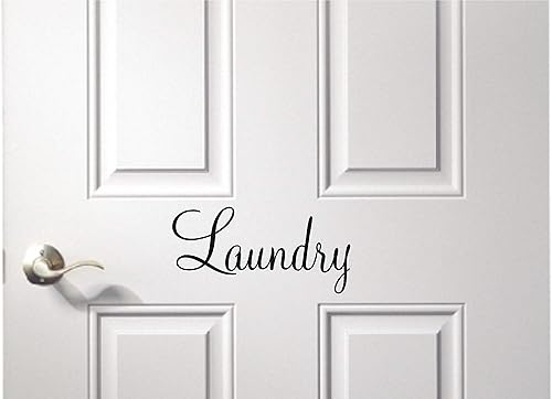 Miniatura 2 de Adhesivos de pared de vinilo para lavandería, refranes, palabras, decoración artística, letras de vinilo, arte de pared inspirador edificante