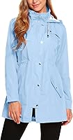 Vista 8 de Chaqueta Zhenwei impermeable, ligera, con capucha, uso activo, para exteriores, forrada para lluvia, larga, S-XXL, para mujer