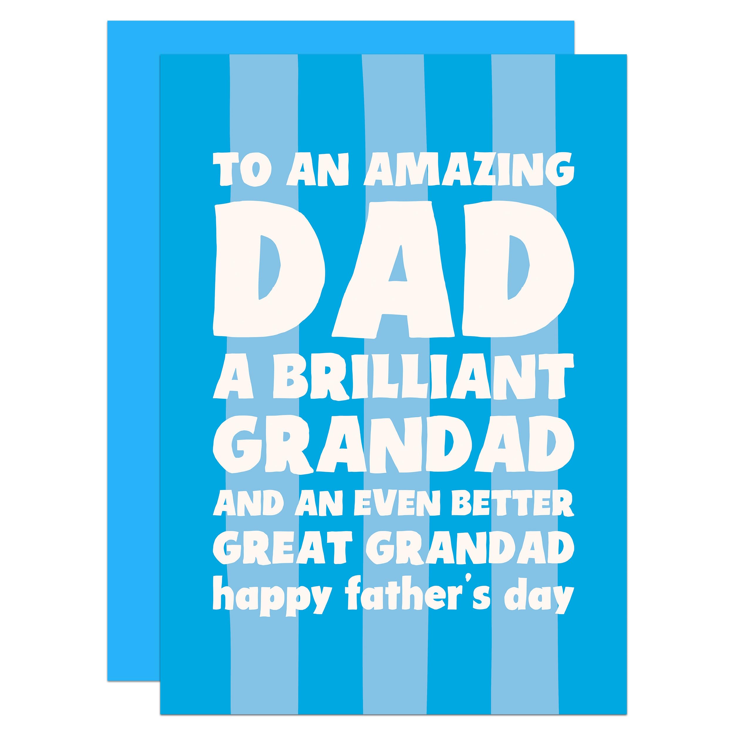 Funny Dad & Great Grandad Father’s Day Card, Great Grandfather Fathers Day, From Grandchildren (Great Grandad)
